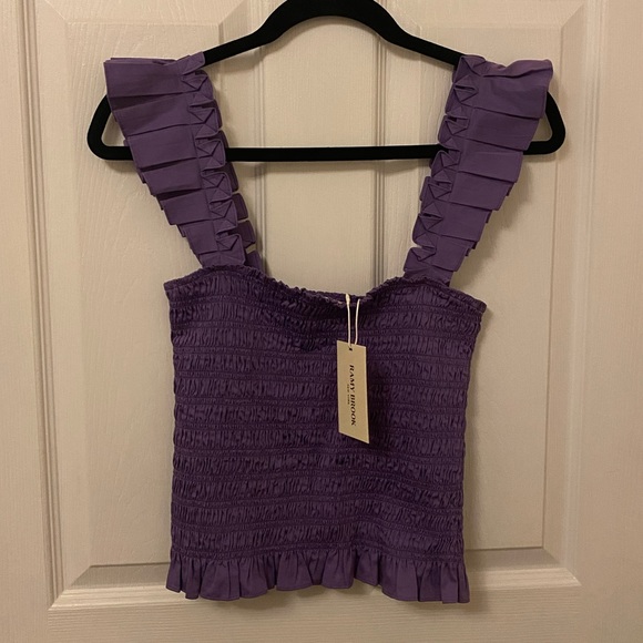 PURPLE Ramy Brook The Riley Top - Picture 3 of 5